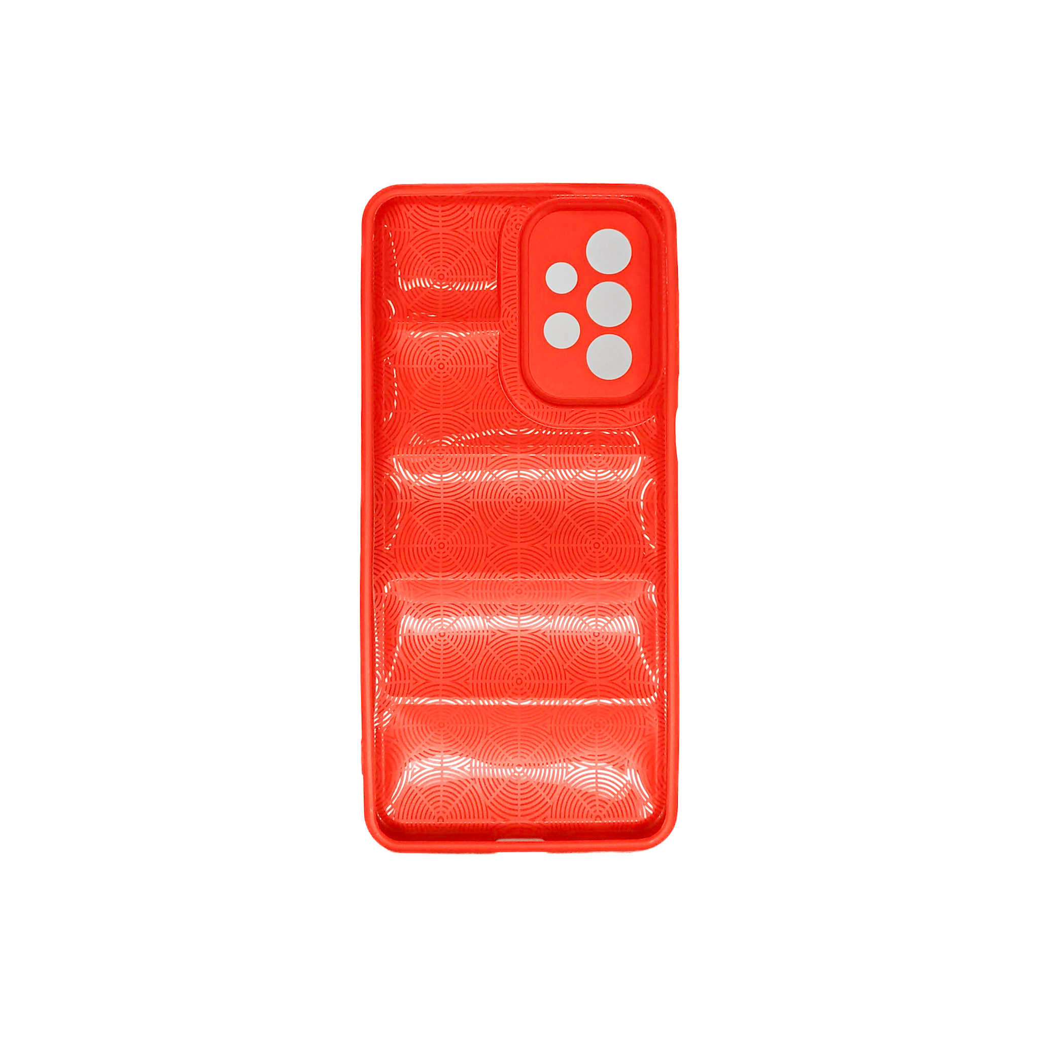 Protectores para celular  para Samsung  A23 Funda de tpu Puffer Rojo